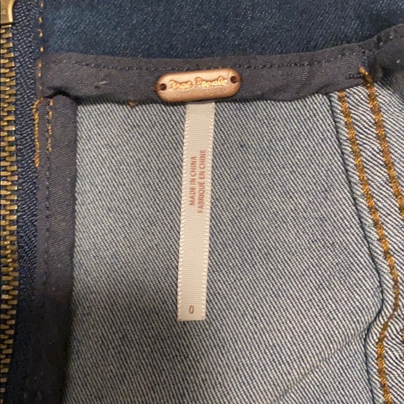 Free people size 0 Jean miniskirt - Picture 6 of 6